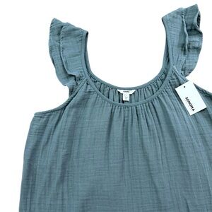 NWT Sonoma Ruffle Sleeve Top